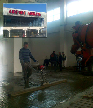 Ferobeton, izvlačenje vibro-letvom